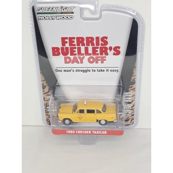 Greenlight 1:64 Ferris Bueller's Day Off - Checker Taxicab Yellow Cab #1793 1980